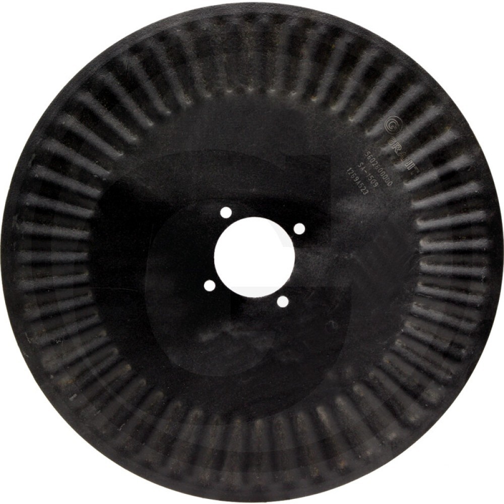Kultivatoriaus diskas gofruotas Ø 500 x 4 mm
