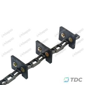 CHAIN SECTION WITH PLATE 38.4R - 162 LINKS - 40 FIXING - 6221 mm