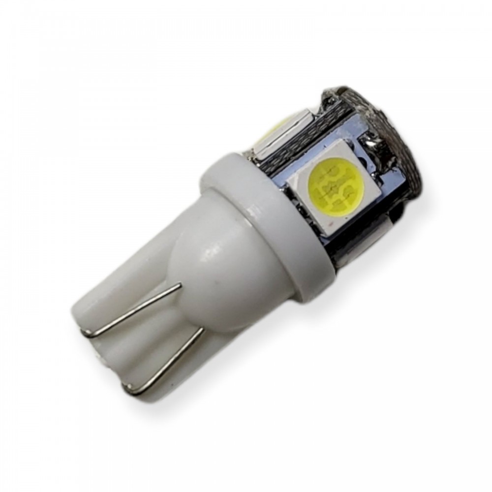 LED lemputė T10 12V 5-diodų