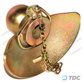 LOWER LINK BALL WITH GUIDE CONE CAT.3 - 37.3x64