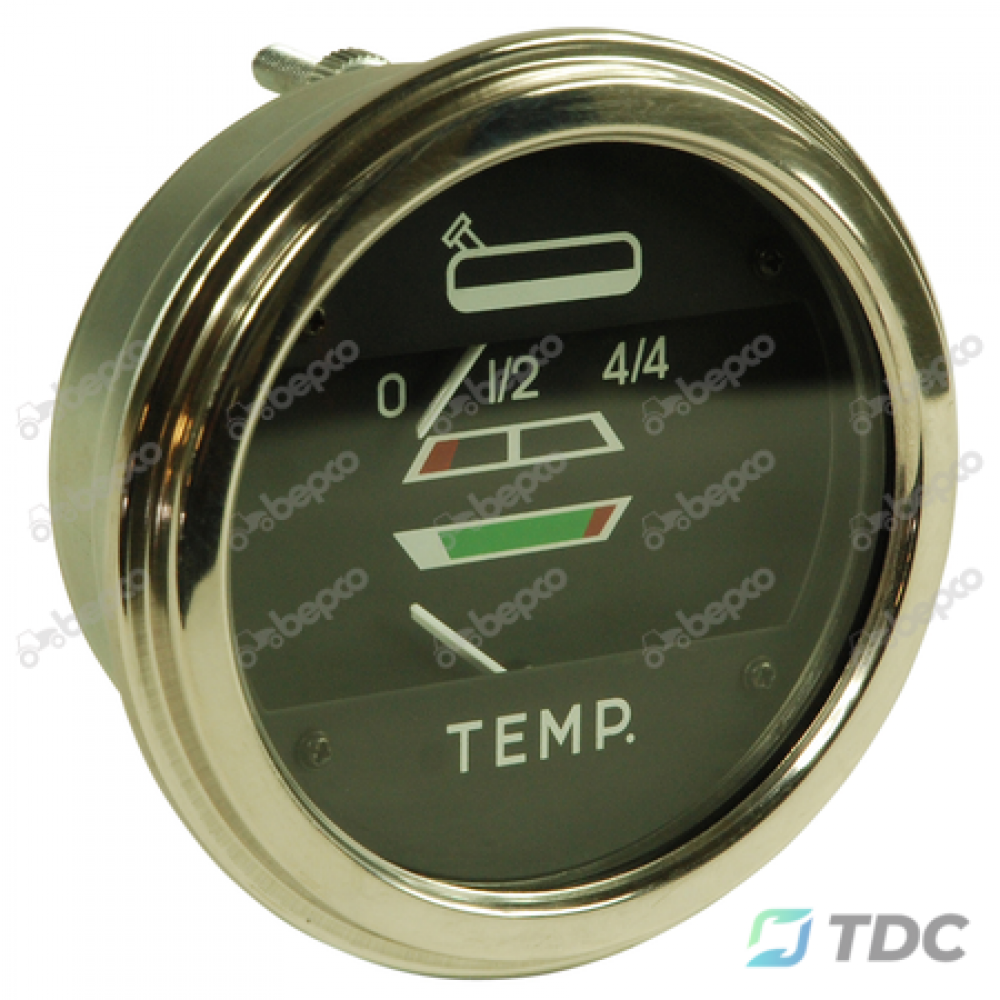 Temperature and fuel gauge