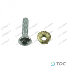 BOLT WITH NUT M6x27 MM - 50 PCS