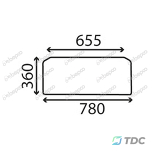 Apatinis galinis stiklas