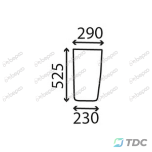 Apatinis priekinis stiklas KP