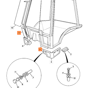 Priekinis apatinis stiklas
