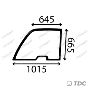 Durų viršutinis stiklas