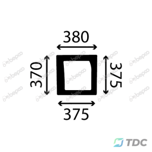Apatinis priekinis stiklas KP