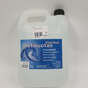 Distiliuotas vanduo 5L.