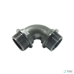 Alkūnė 90°su išoriniais sriegiais 2"