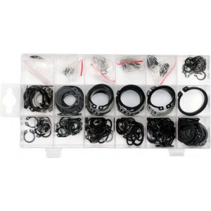 Rinkinys žiedų fiksavimui išoriniai 300 vnt. 3-32 mm
