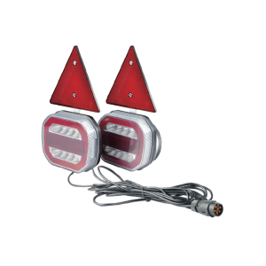 LED žibintų komplektas 12-24V (su magnetiniu tvirtinimu)